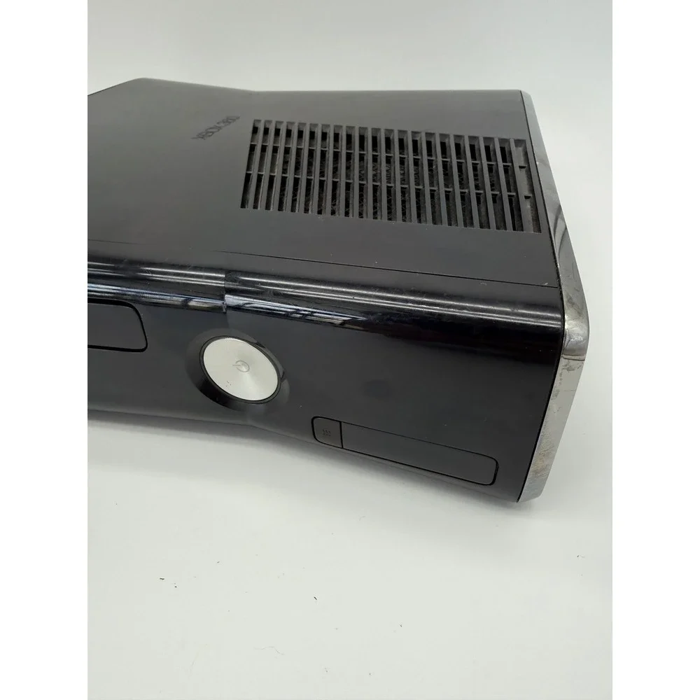 Microsoft Xbox 360 S 250GB Gloss Black Console Model 1439 with Kinect Bundle